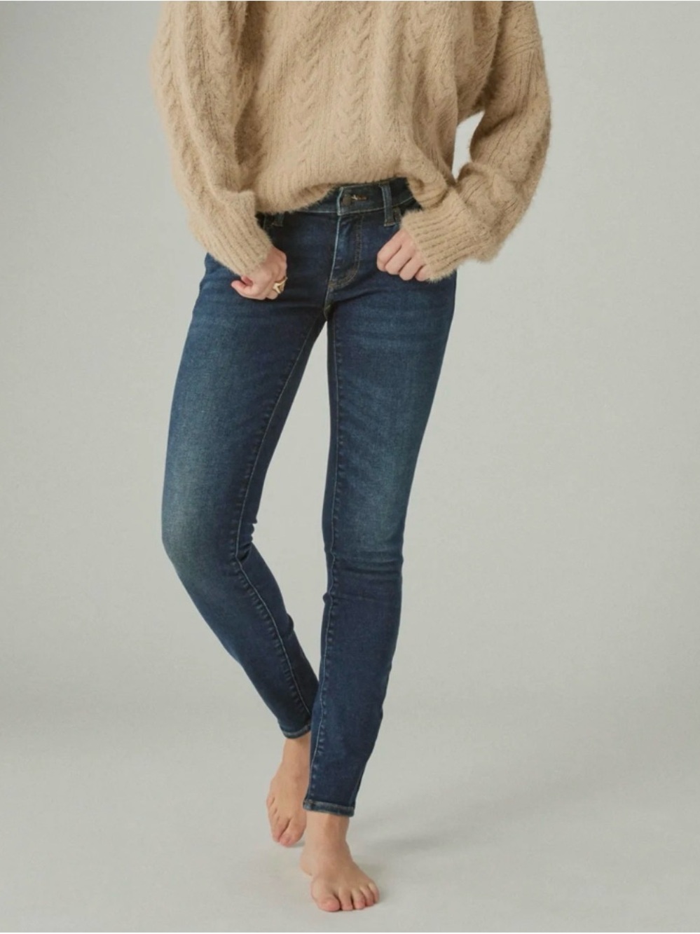 Lucky Brand Indigo Lolita Skinny Jeans